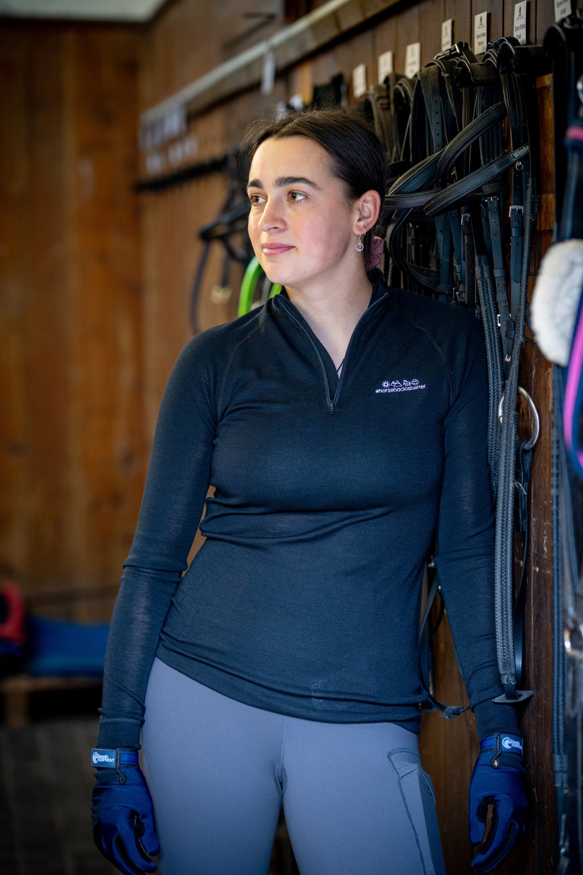 Load image into Gallery viewer, Keela x #horsebackisbetter Women’s Merino Baselayer