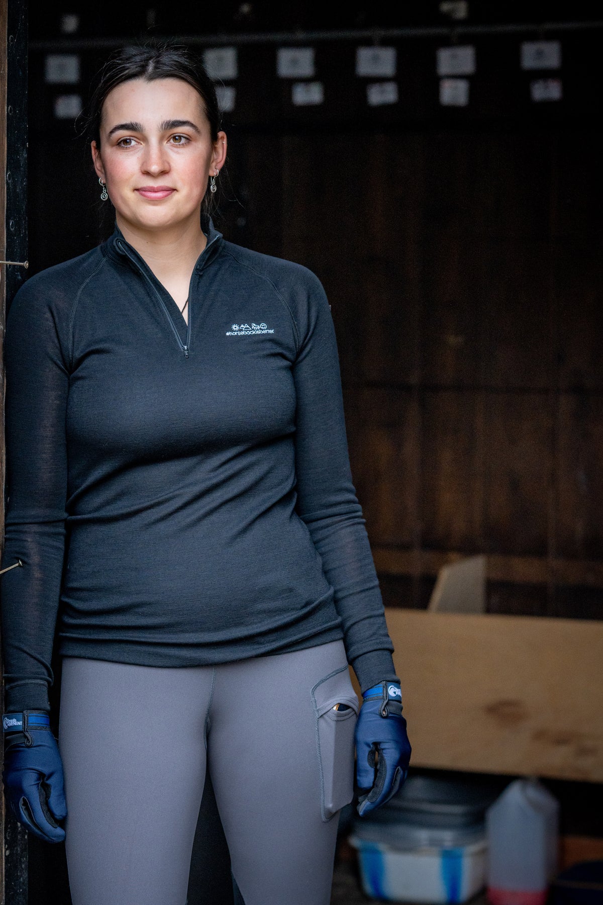 Load image into Gallery viewer, Keela x #horsebackisbetter Women’s Merino Baselayer
