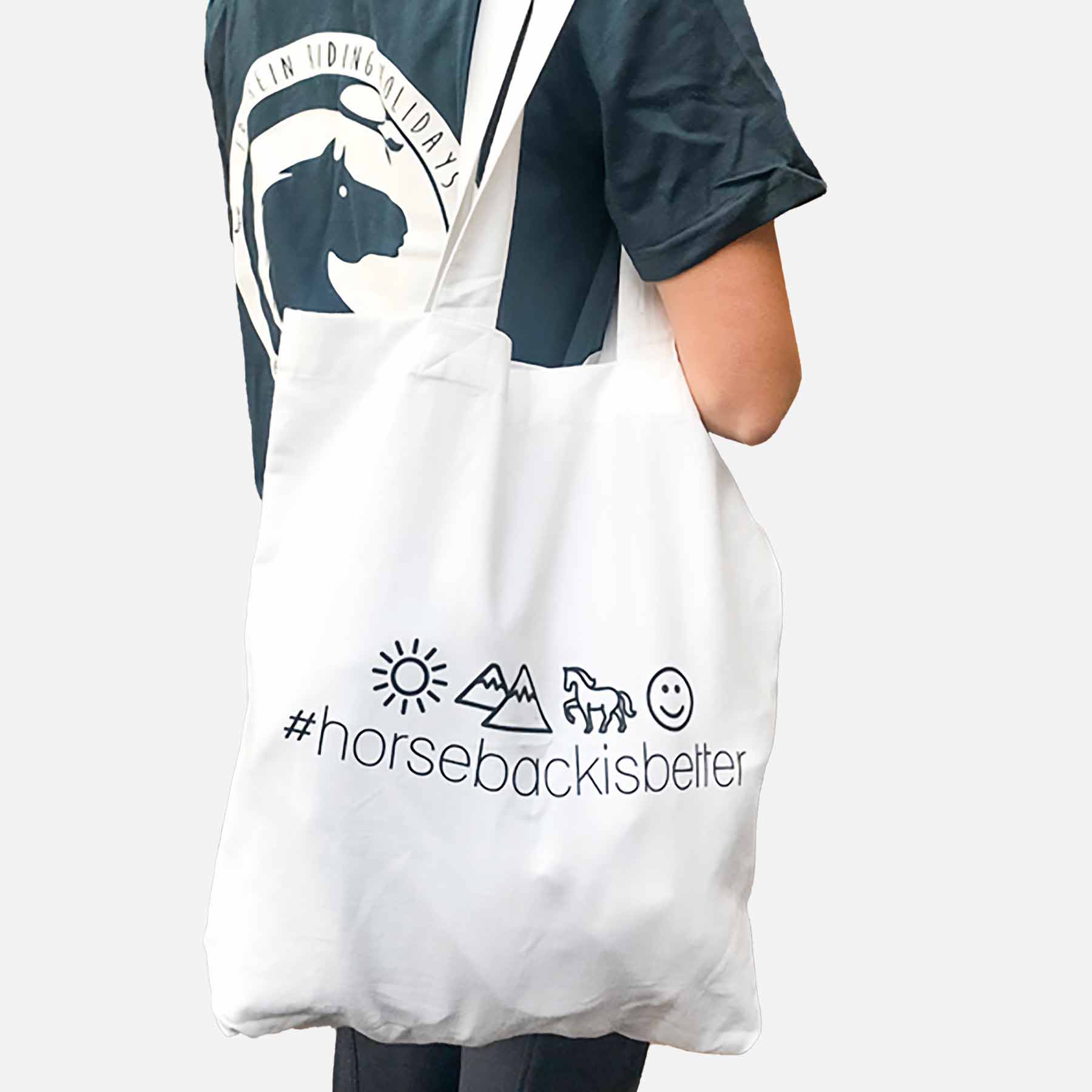 Load image into Gallery viewer, horsebackisbetter Super Tote Bags
